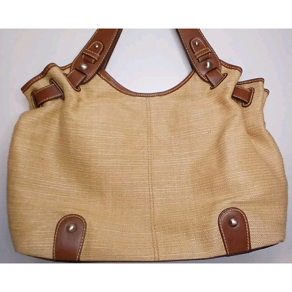 Fossil Tan and Brown Shoulder Bag